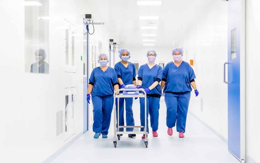 ETB-BISLIFE Haarlem C-gang cleanroomcomplex article LABVision